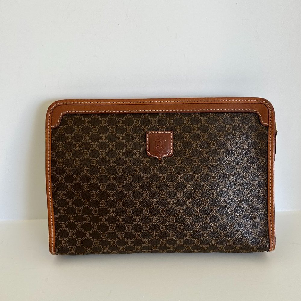 Celine Macadam Triomphe Cosmetic Pouch